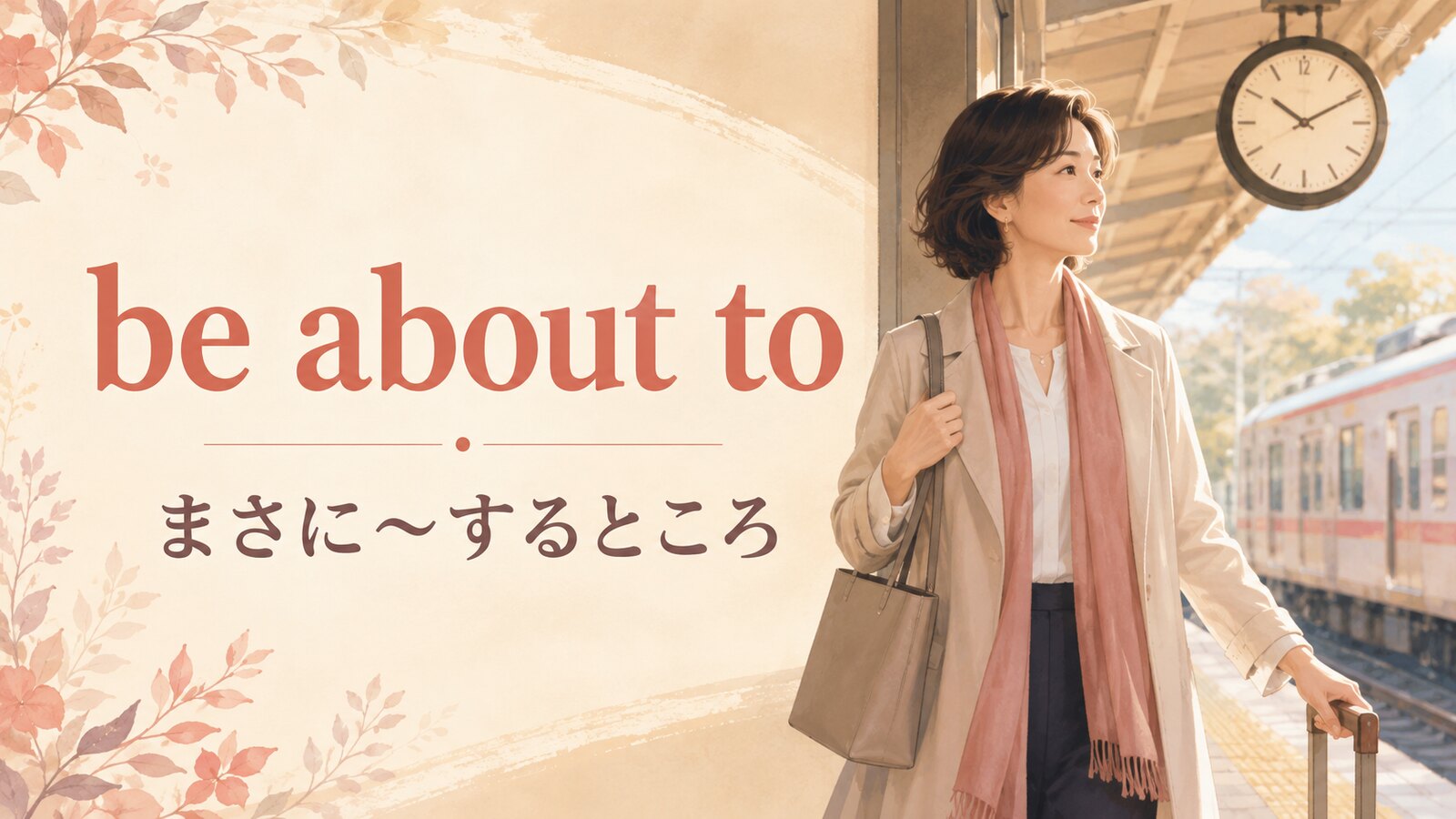 be about toの意味は？be going to・willとの違いと使い方