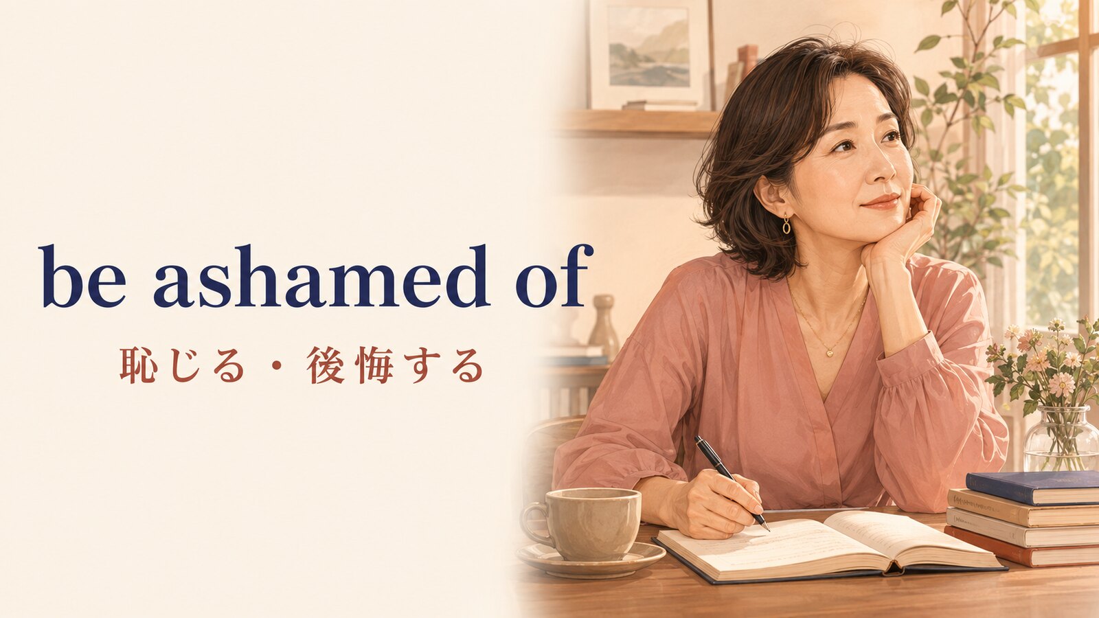 be ashamed ofの意味は？embarrassed・guiltyとの違いと使い方