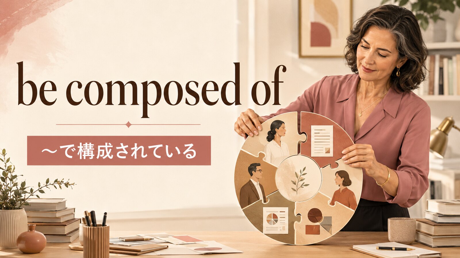 be composed ofの意味は？consist of・made up ofとの違い