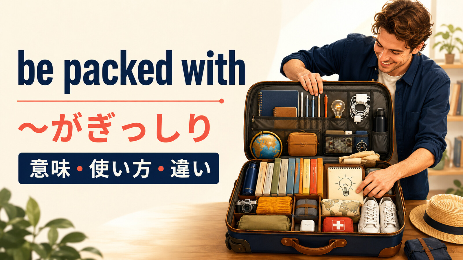 be packed withの意味は？「〜がぎっしり」の使い方とfull ofとの違い