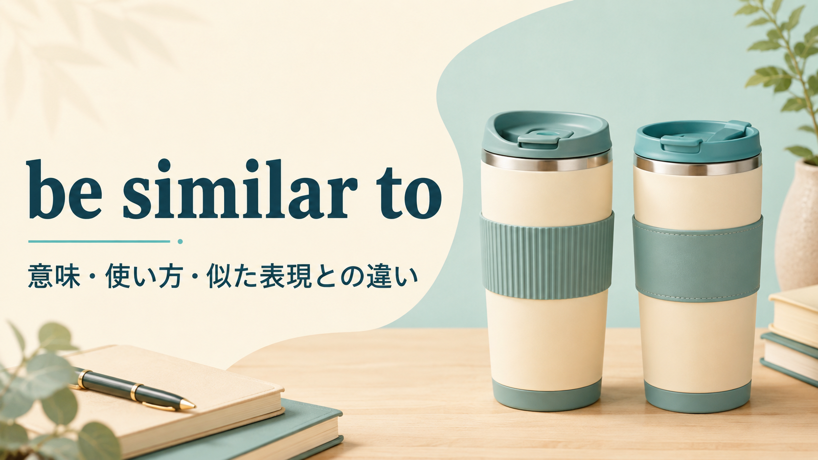 be similar toの意味は？「〜に似ている」の使い方・例文とlook likeとの違い