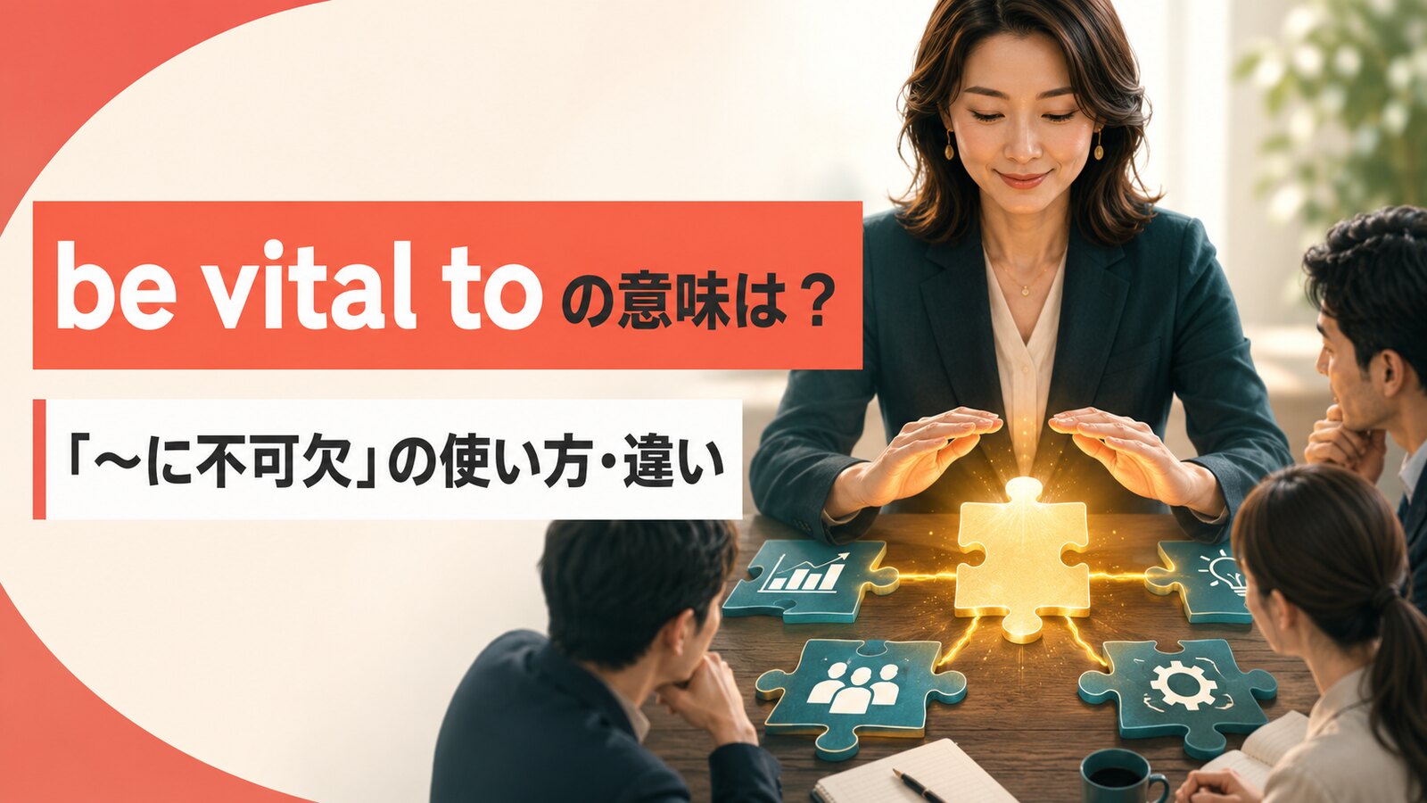 be vital toの意味は？「〜に不可欠」の使い方とessential・importantとの違い