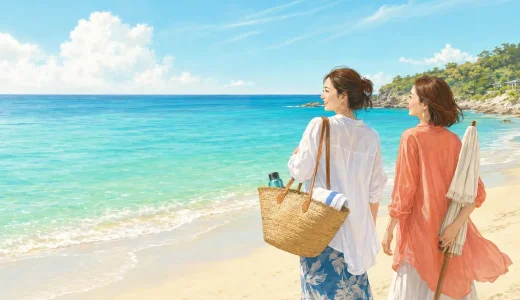 海水浴は英語で？ビーチで使える英会話フレーズと持ち物・トラブル表現