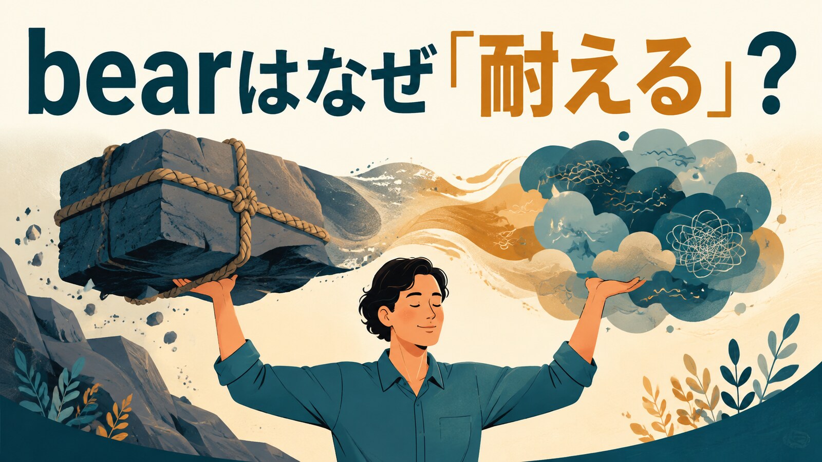 bearはなぜ「耐える」になるのかを示すアイキャッチ画像