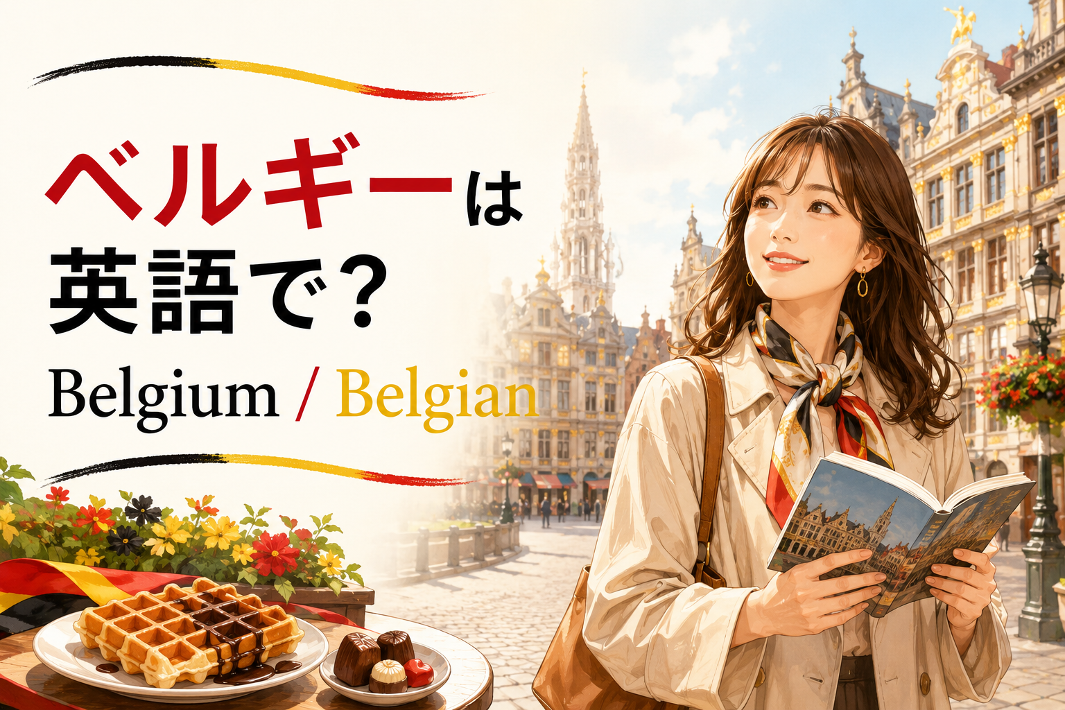 ベルギーは英語で?BelgiumとBelgianの違い