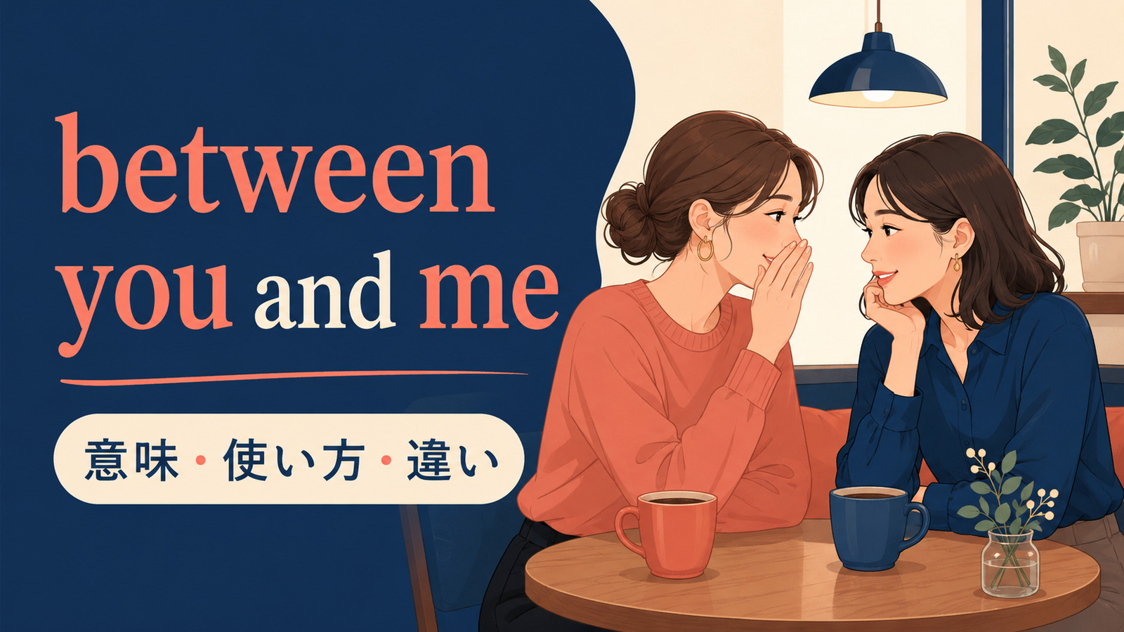 between you and meの意味・使い方・類似表現との違い