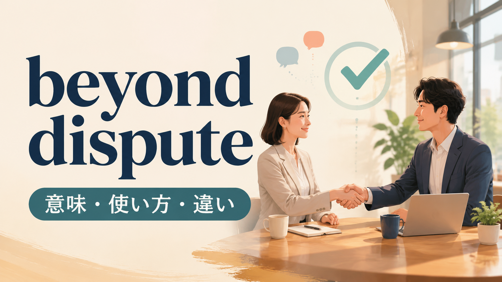 beyond disputeの意味は？「議論の余地がない」の使い方とbeyond doubtとの違い
