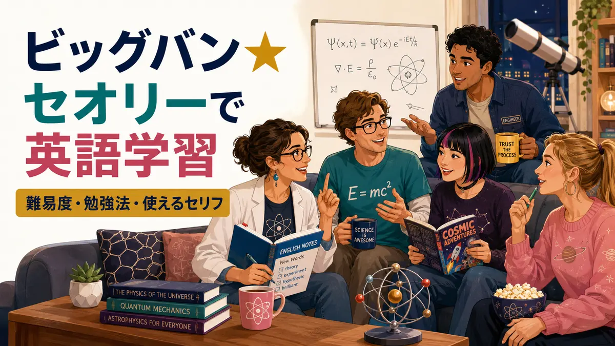 ビッグバン★セオリーで英語学習｜難易度・勉強法・使えるセリフ