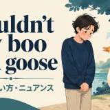 wouldn’t say boo to a gooseの意味とニュアンスを示す画像