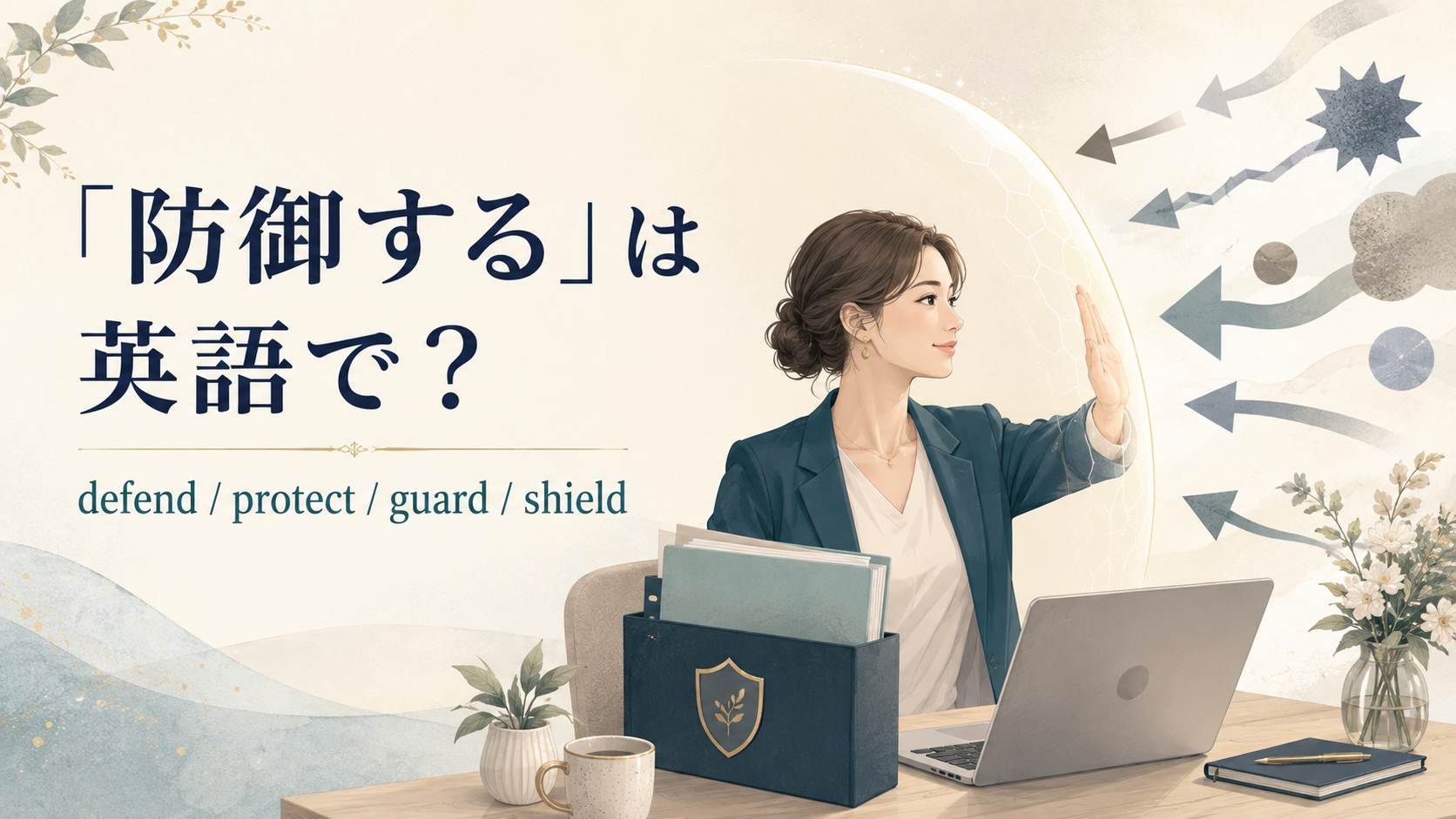 「防御する」は英語で？defend・protect・guard・shieldの違い