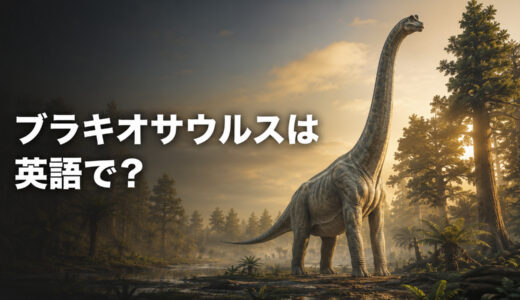 ブラキオサウルスは英語で？Brachiosaurusの発音・名前の意味と長い前脚