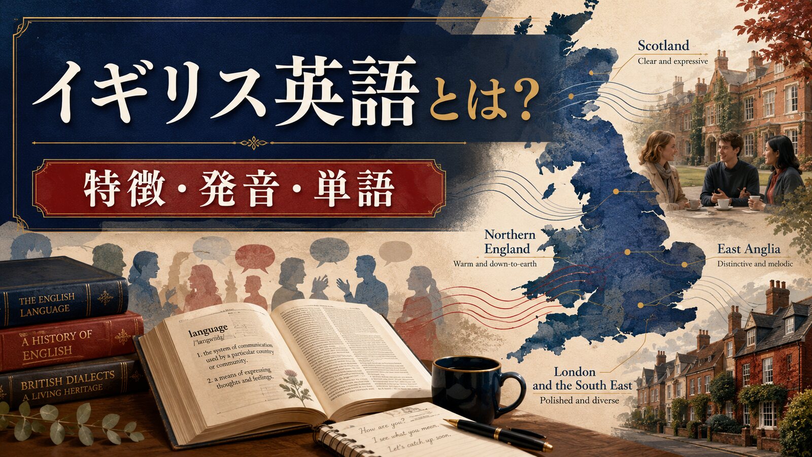 イギリス英語とは?特徴・発音・単語
