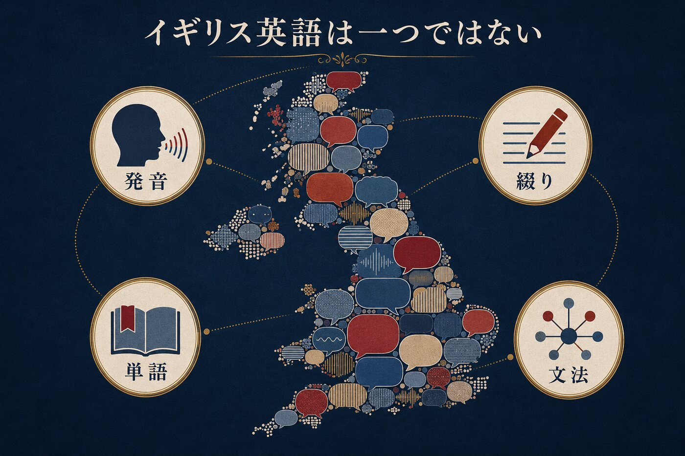 イギリス英語は一つではない|発音・綴り・単語・文法