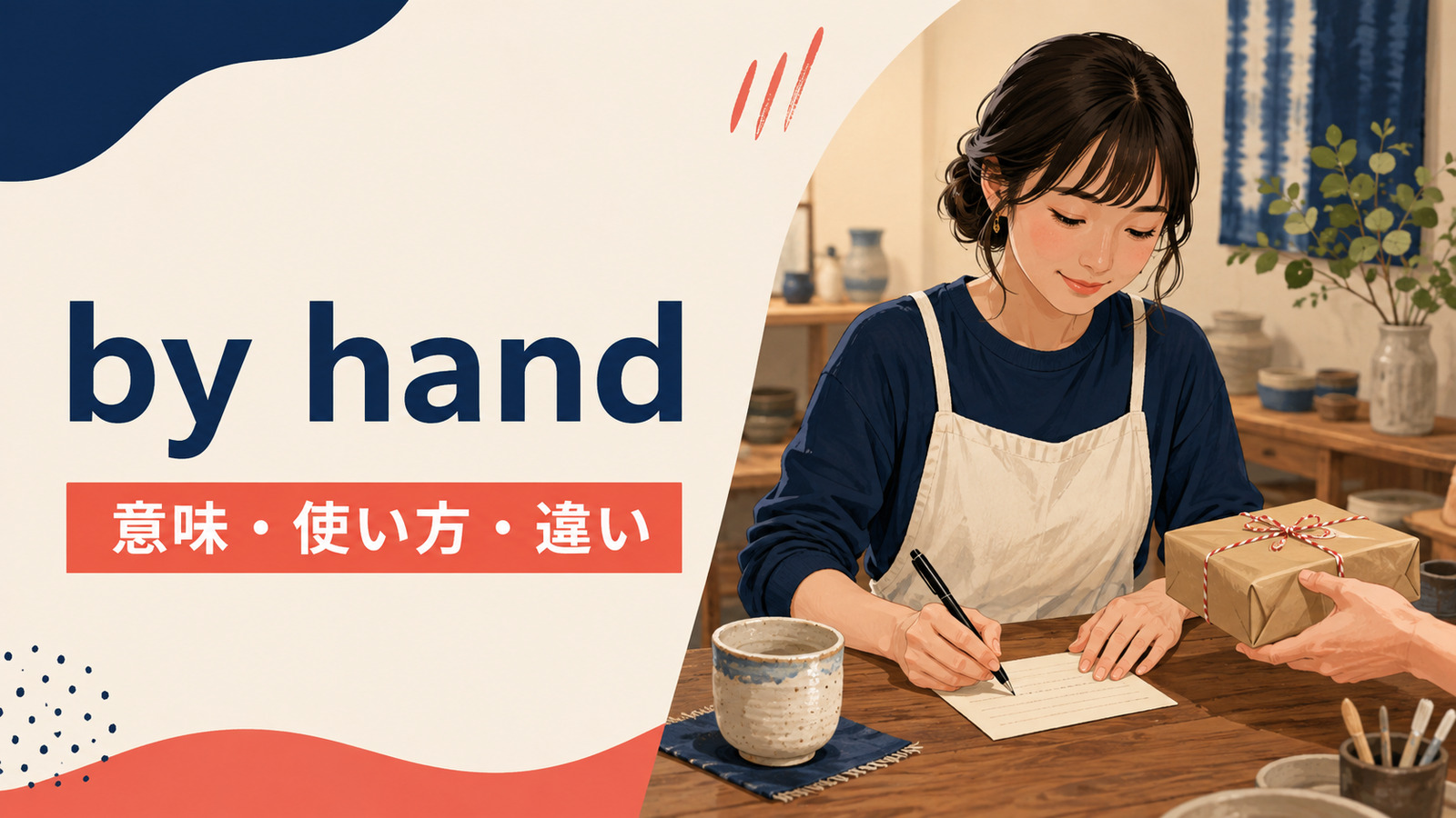 by handの意味・使い方・類似表現との違い