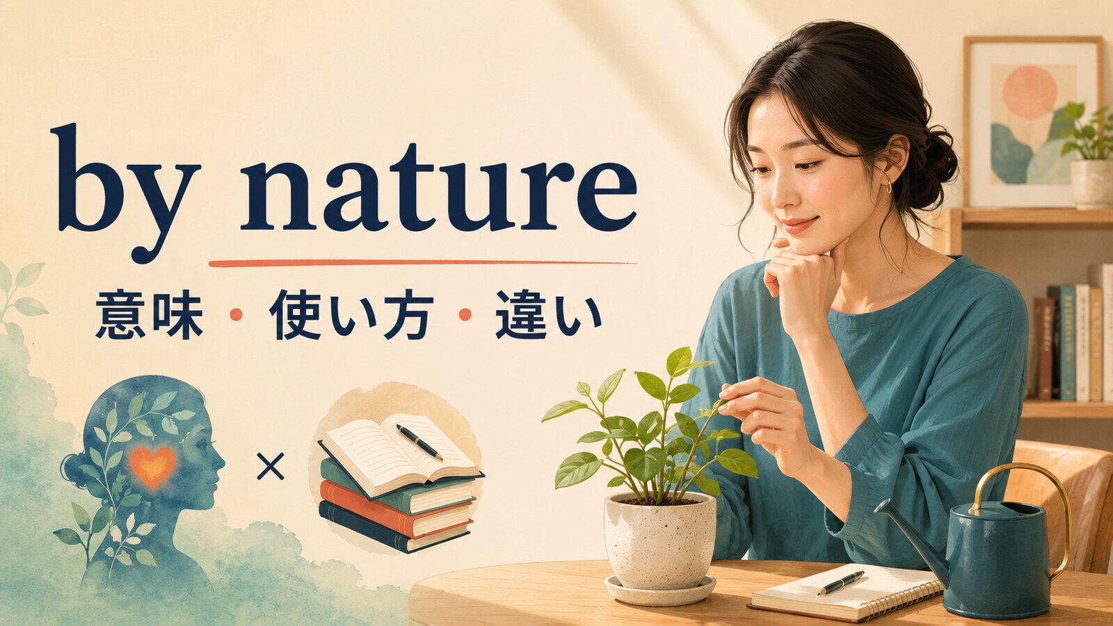 by natureの意味・使い方・類似表現との違い