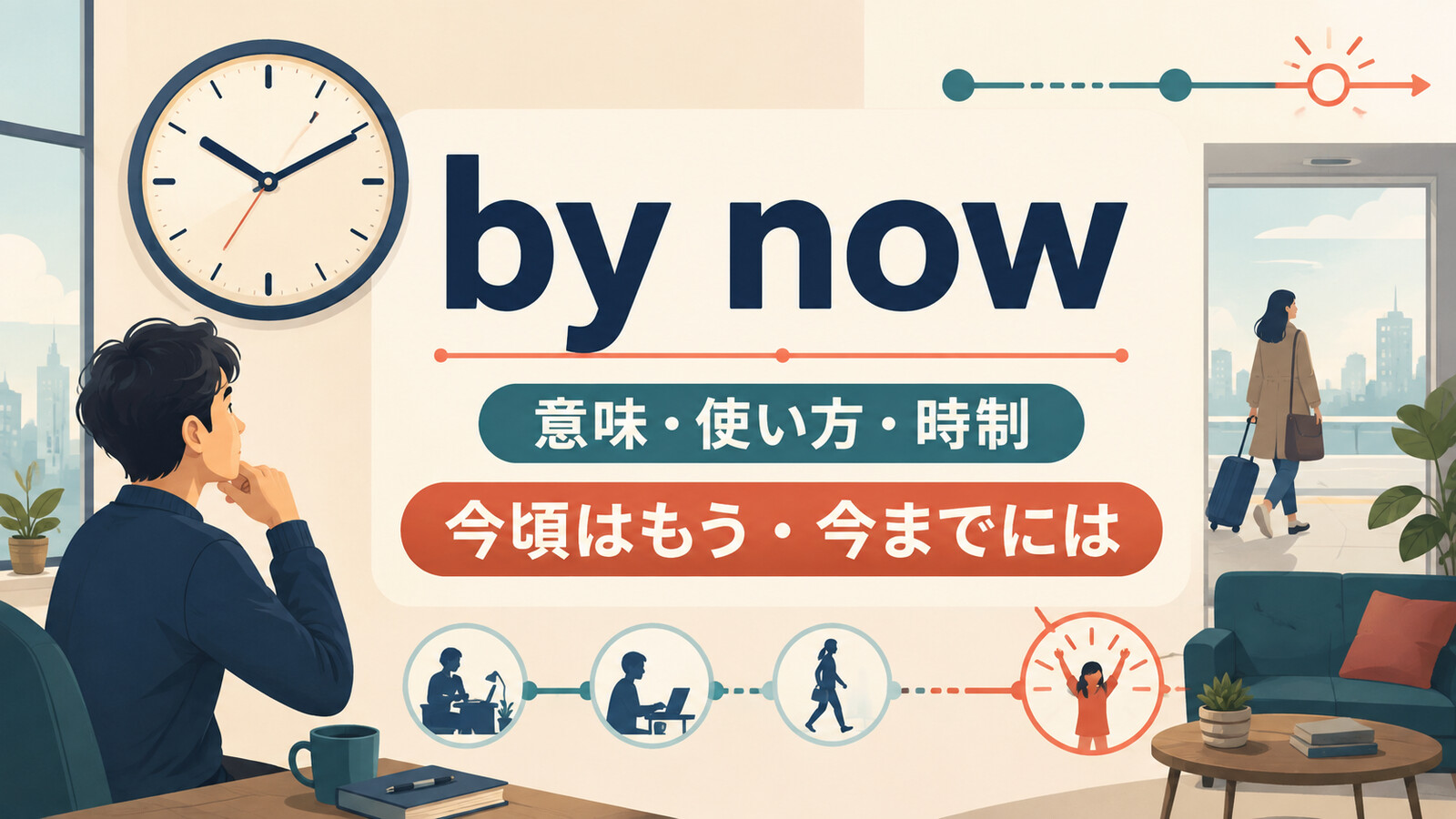 by nowの意味は？「今頃はもう」の使い方・時制とuntil nowとの違い