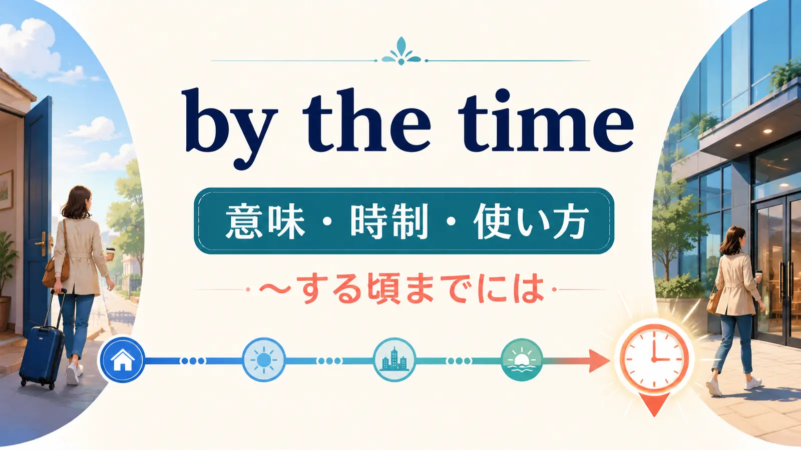 by the timeの意味は？未来・過去の時制と使い方を例文で解説