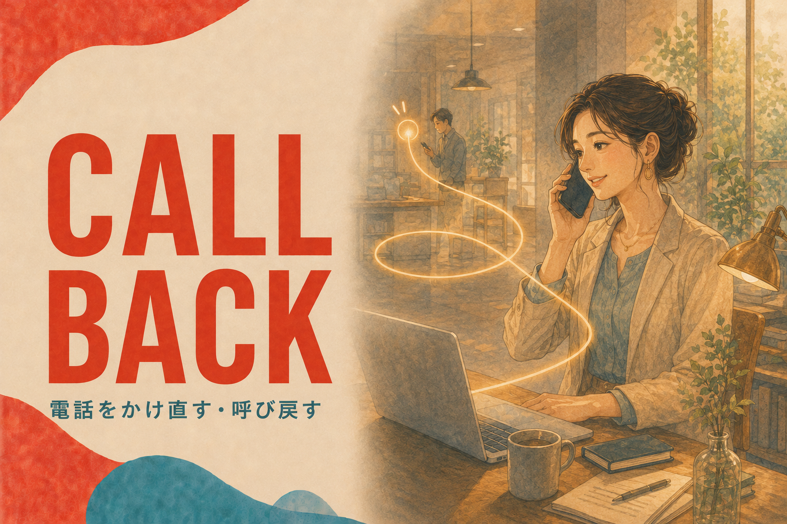 CALL BACK 電話をかけ直す・呼び戻す
