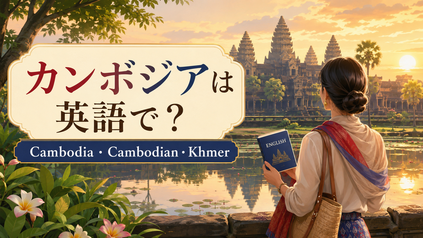 カンボジアは英語で？Cambodia・Cambodian・Khmerの違い