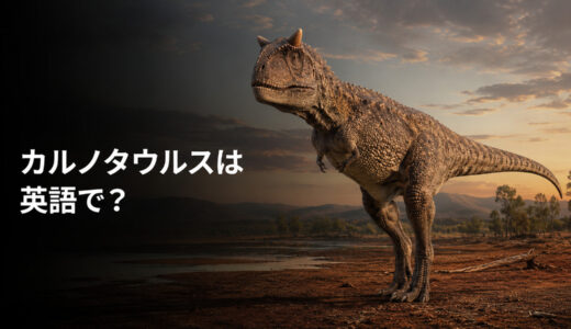 カルノタウルスは英語で？Carnotaurusの発音・意味と二本角・短い腕