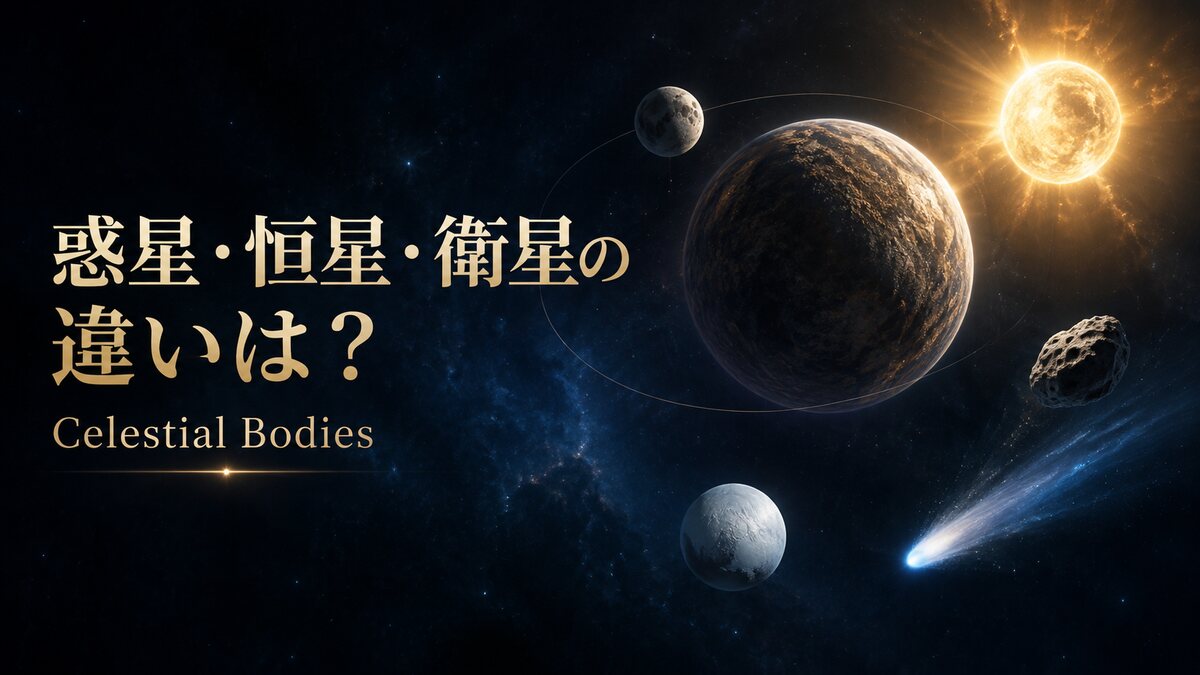 惑星・恒星・衛星の違いは？天体の種類を英語一覧で解説