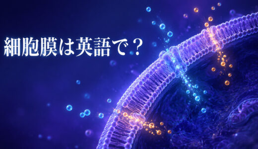 「細胞膜」は英語で？cell membraneの発音・意味とplasma membrane、細胞壁との違い
