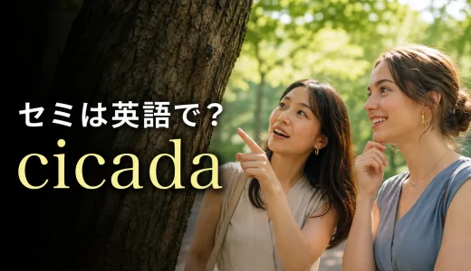 セミは英語で？cicadaの意味・発音と鳴き声、抜け殻の英語表現