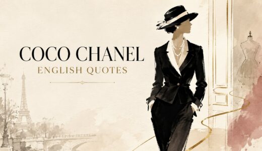 ココ・シャネルの英語の名言7選｜人生・仕事・年齢を彩る言葉