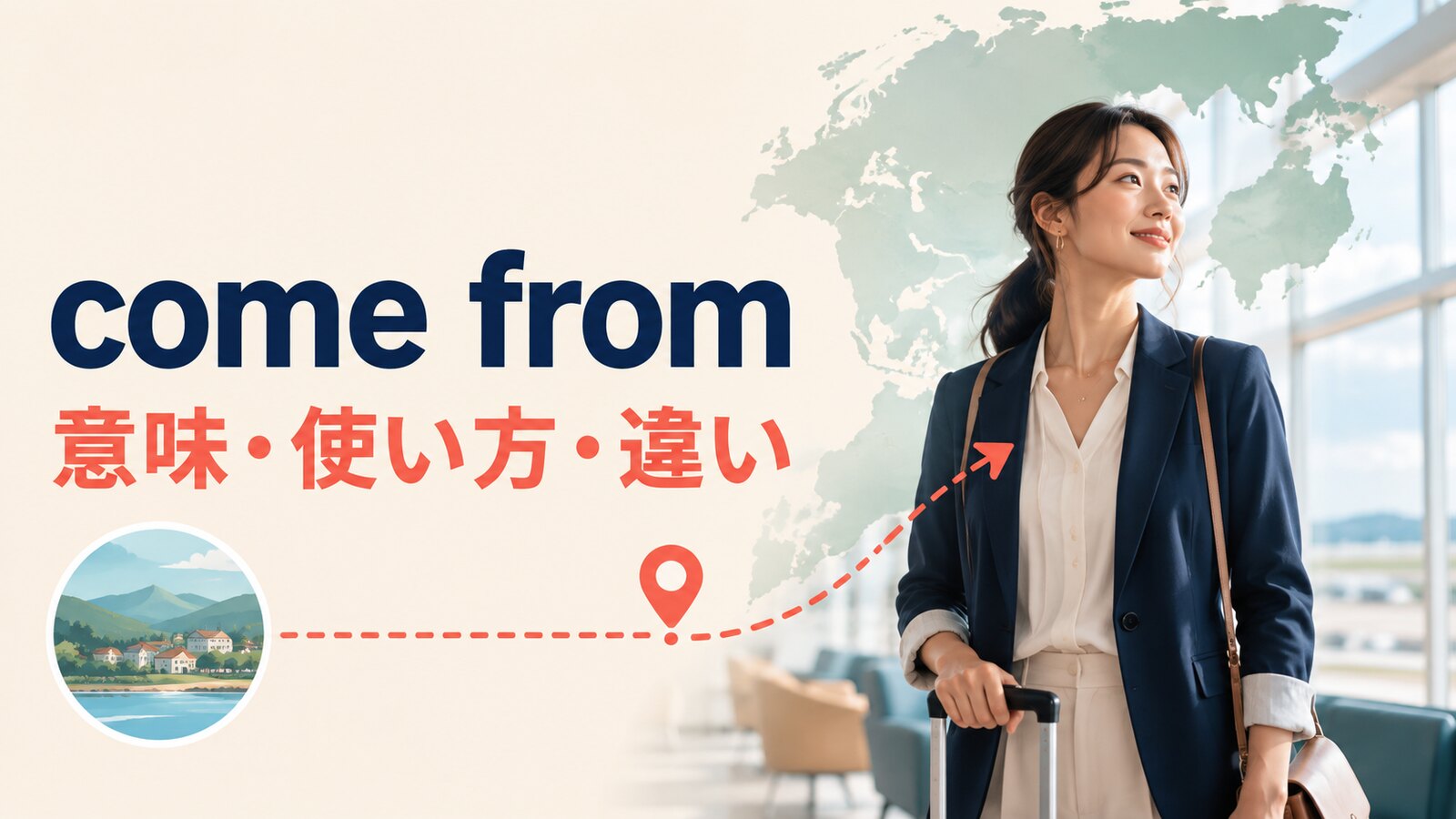 come fromの意味は？「出身・由来・原因」の使い方とbe fromとの違い