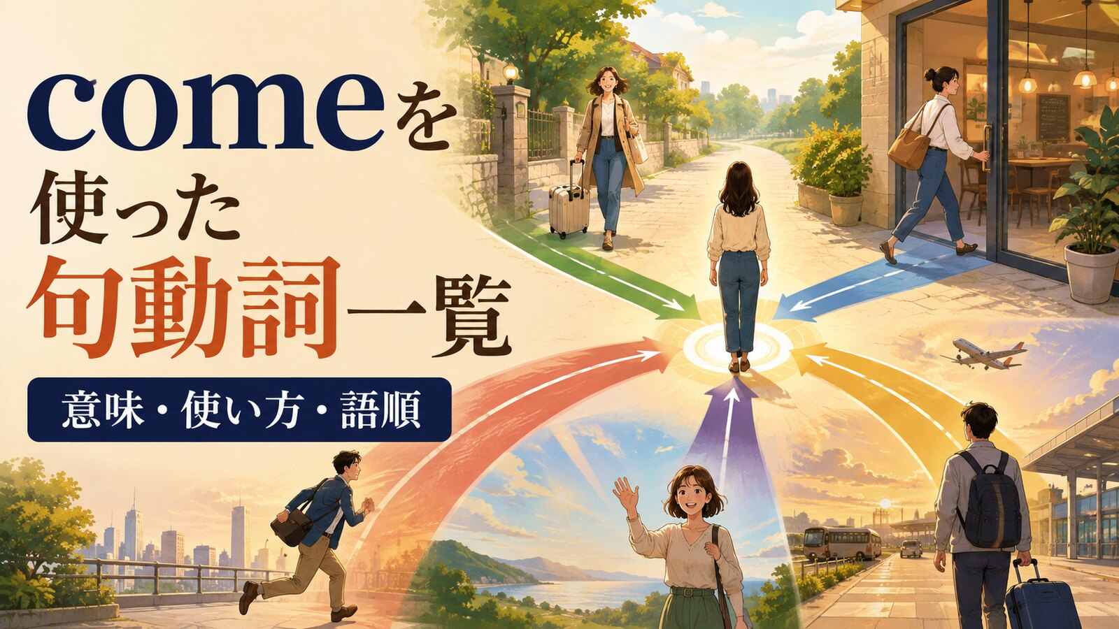 comeを使った句動詞一覧｜意味・使い方・語順と熟語の違いを例文解説