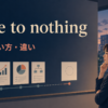 come to nothingの意味・使い方・failやfall throughとの違いを示すアイキャッチ