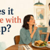 come withの意味と使い方｜Does it come with soup?