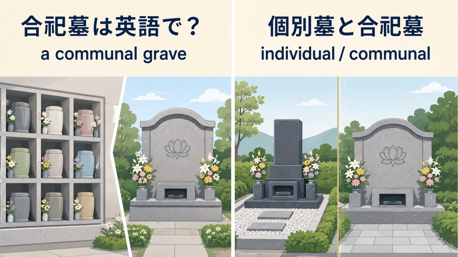 合祀墓の英語表現と意味