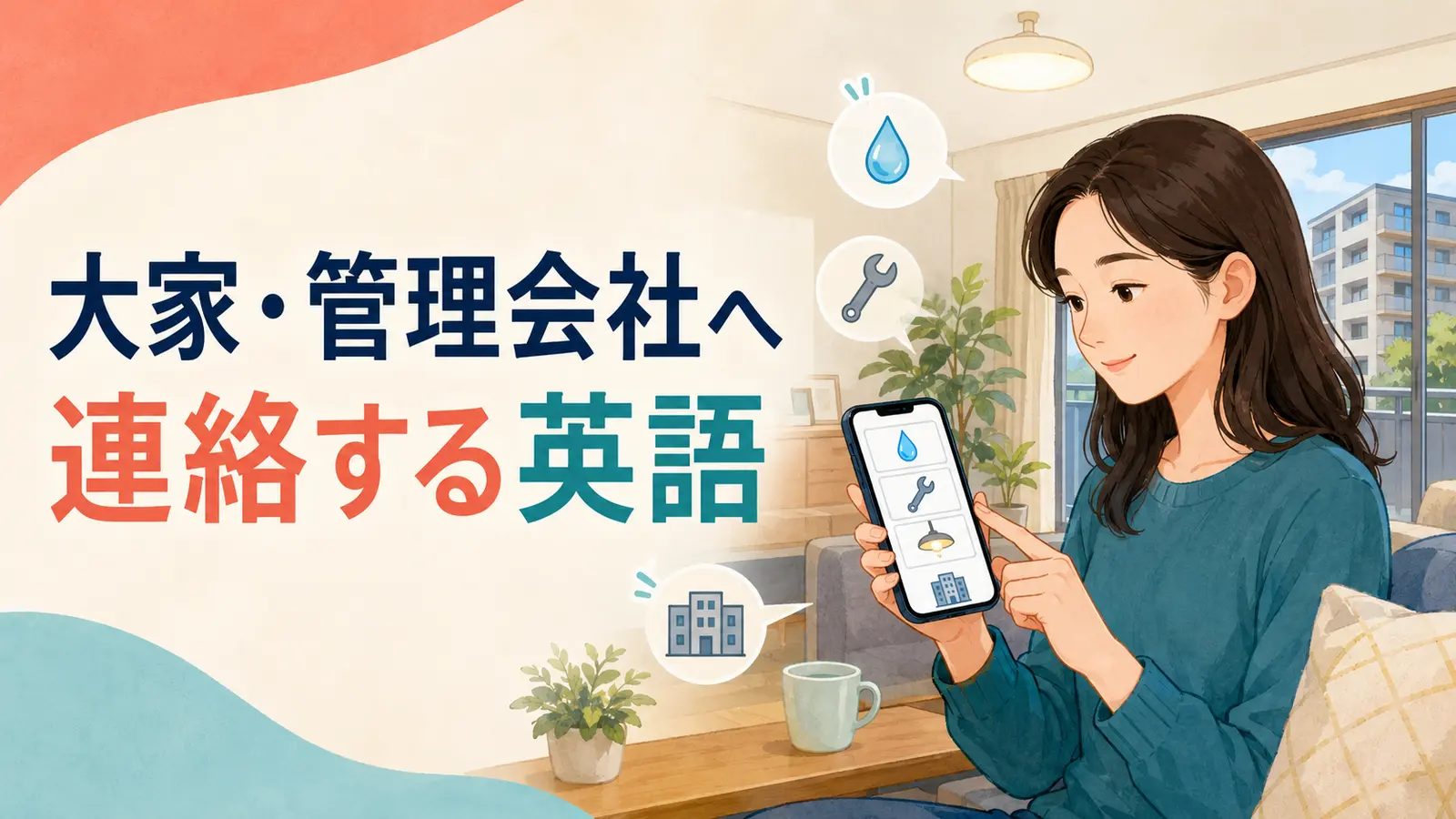 大家・管理会社へ英語で連絡する総合記事のアイキャッチ