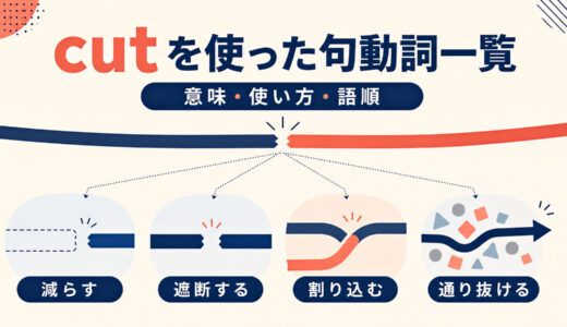 cutを使った句動詞一覧｜意味・使い方・語順と熟語の違いを例文解説