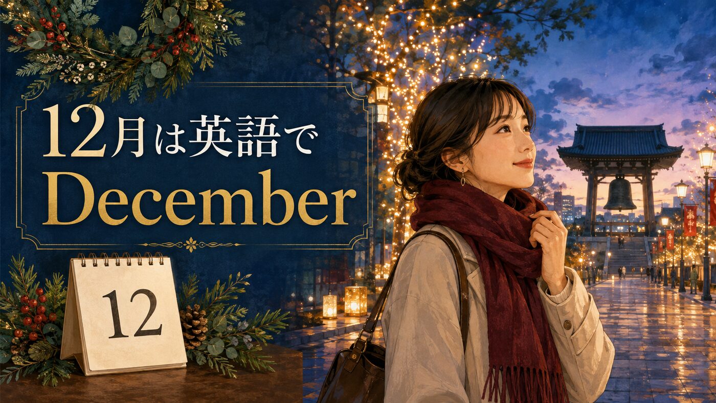 12月は英語でDecember スペル・発音・略称・由来