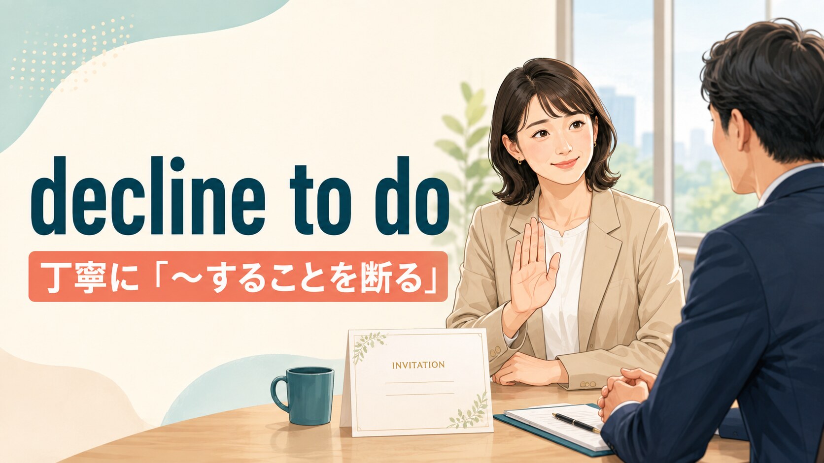 decline to doの意味は？refuse・turn downとの違いと丁寧な断り方・例文