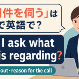 ご用件を伺う 電話の英語表現と使い分け