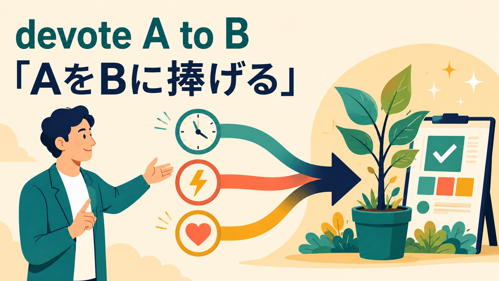 devote A to Bの意味は？devote oneself to・be devoted toとdedicateとの違い