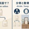 分骨の英語表現と意味