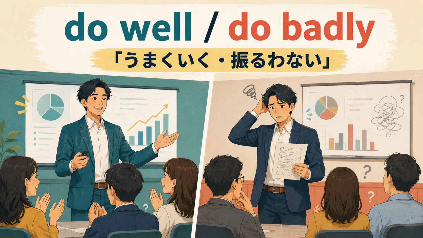 do well・do badlyの意味は？使い方とdo goodとの違いを例文で解説