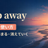 ebb awayの意味と使い方|徐々に弱まる・消えていく