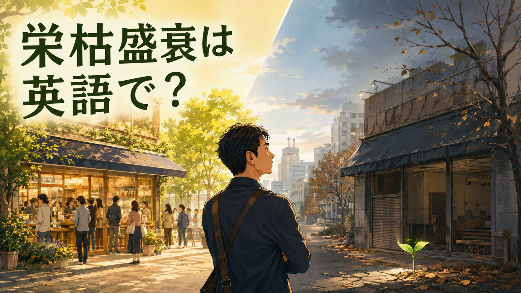 栄枯盛衰は英語で?繁栄と衰退が移り変わる様子