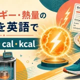 食品・運動・実験装置で学ぶエネルギーと熱量の英語単位