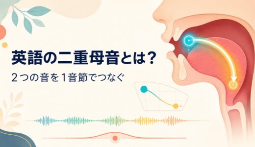 英語の二重母音とは？2つの母音なのに1音節になる理由