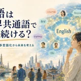 多言語の世界で英語の未来を考える女性