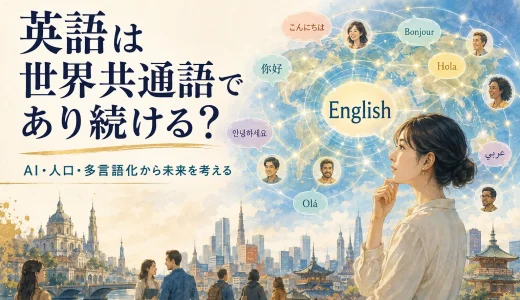 英語は世界共通語であり続ける？AI・人口・多言語化から未来を考える