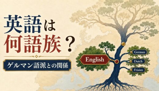英語は何語族？ゲルマン語派・ドイツ語・フランス語との関係を解説