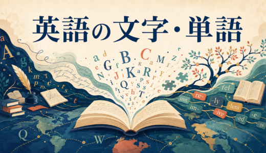 英語の文字・単語とは？アルファベット・スペル・語源・語彙の特徴を解説