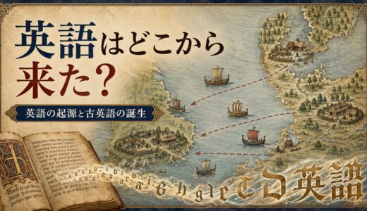英語はどこから来た？英語の起源と古英語の誕生をわかりやすく解説